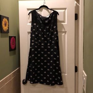 Forever 21 Plus Size 3x Dress -Black w/ white bows